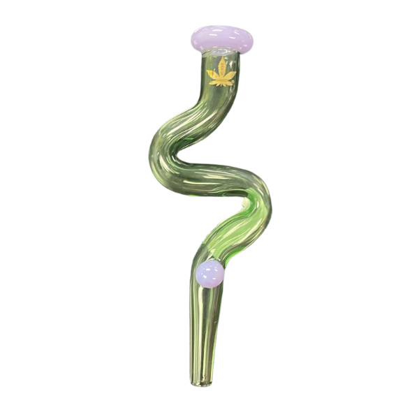 AL Glass Straw Winding 5" / Green